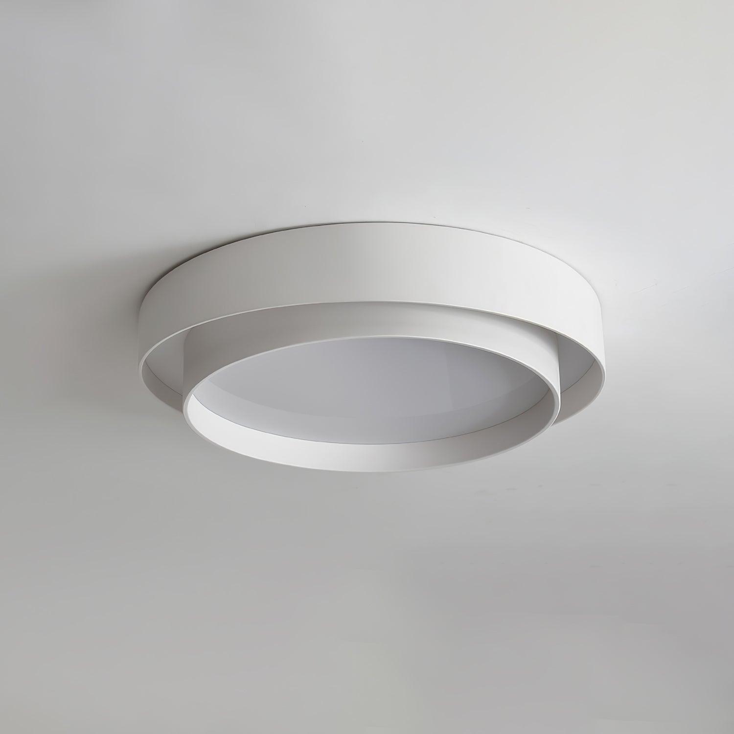 Lustra Ceiling Light Double Layers Modern Cylinder - Letslighting
