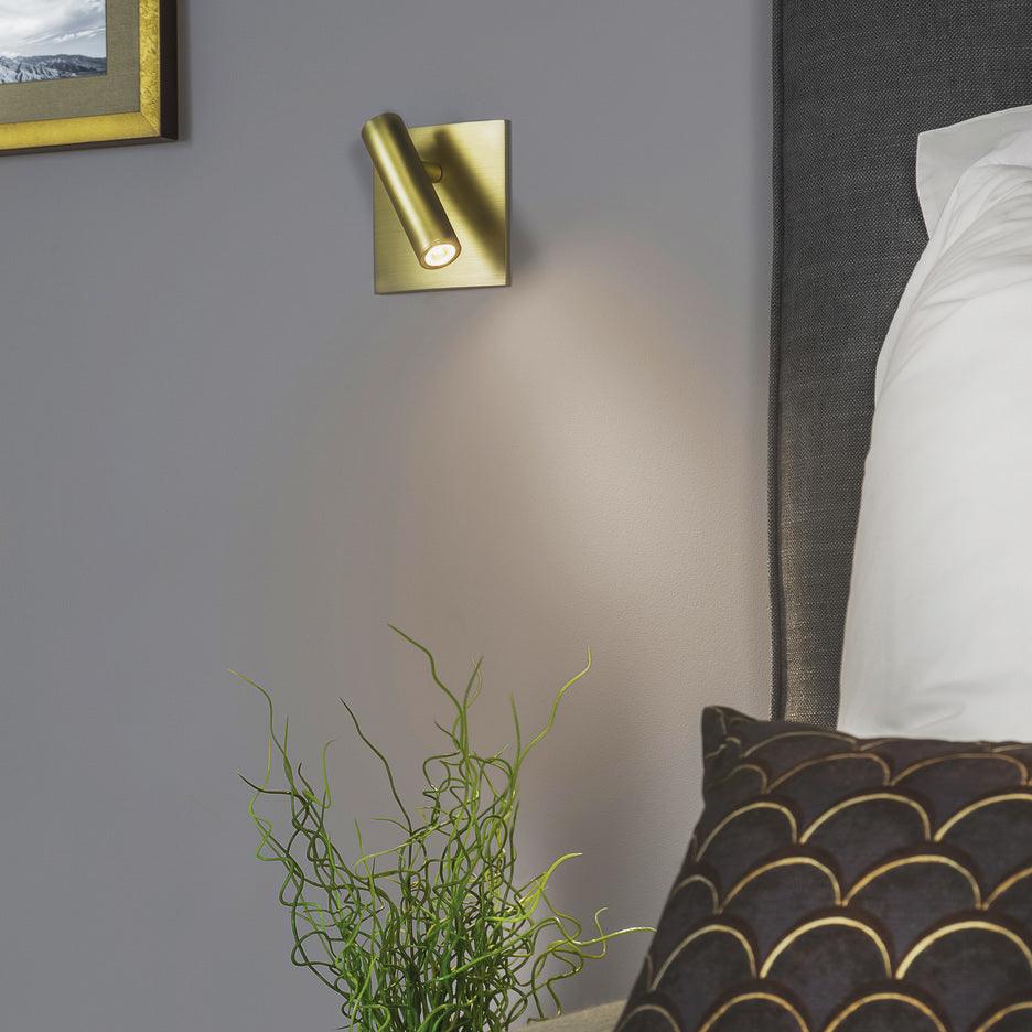 Astra Applique Murale Micro Carrée Spot Avec Interrupteur - Neutralighting