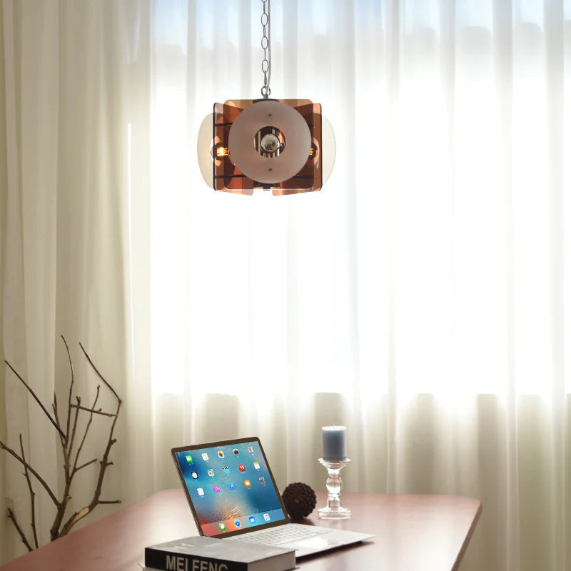 Valentina Design Pendant Light Brown Glass Dining Room/Living Room