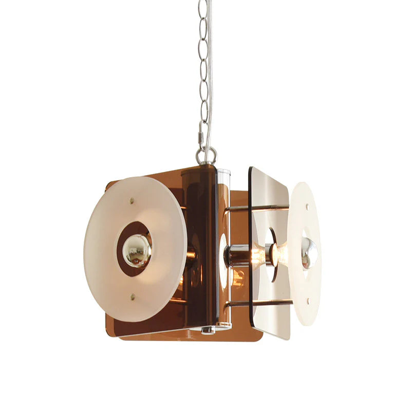 Valentina Design Pendant Light Brown Glass Dining Room/Living Room
