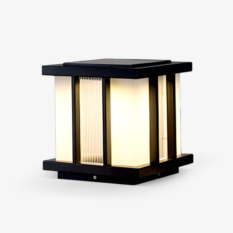 Alraeir Lampe Solaire Extérieure Cube en Verre Moderne - Neutralighting