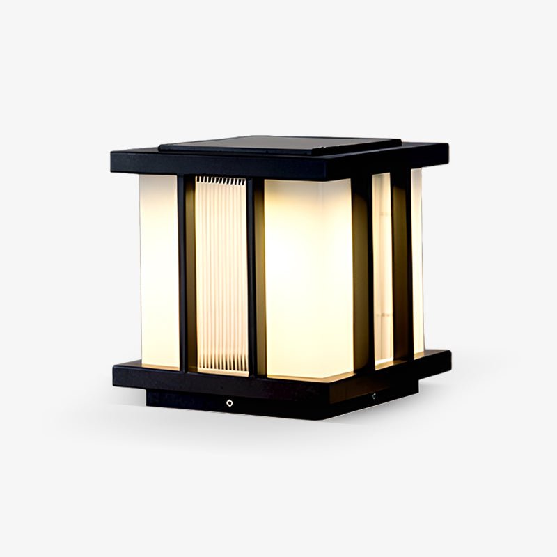 Alraeir Lampe Solaire Extérieure Cube en Verre Moderne - Neutralighting
