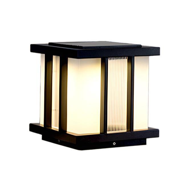 Alraeir Lampe Solaire Extérieure Cube en Verre Moderne - Neutralighting
