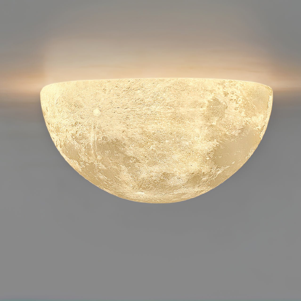 Olsolan Applique Murale 3D en Plastique Art Nordique Lune - Neutralighting