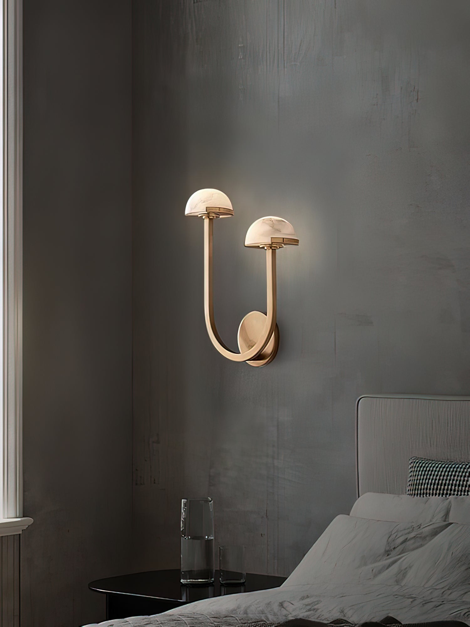 Vitalira Double Alabaster Wall Light - Letslighting