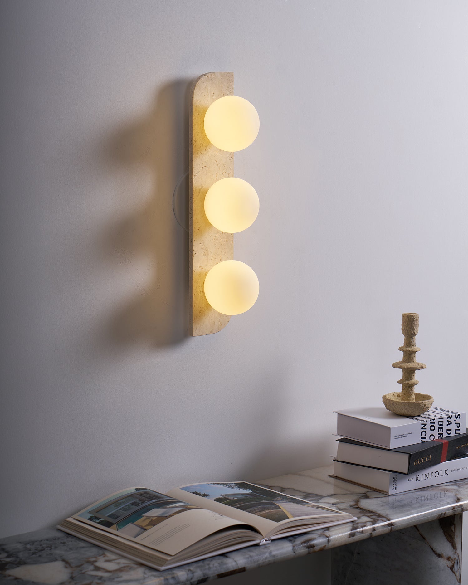 Ritta Travertine Wall Lamp - Neutralighting