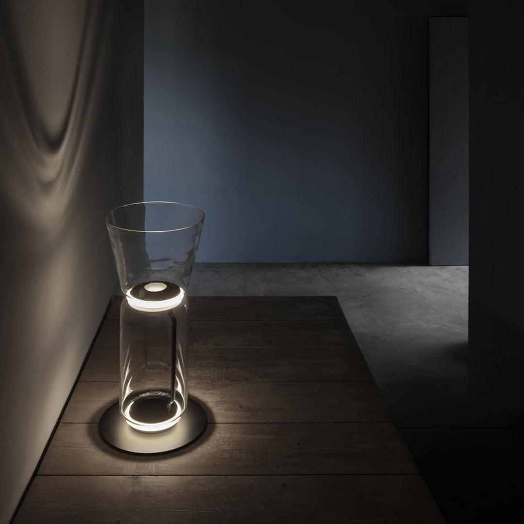 Lustra Floor Lamp Bamboo Glass - Letslighting
