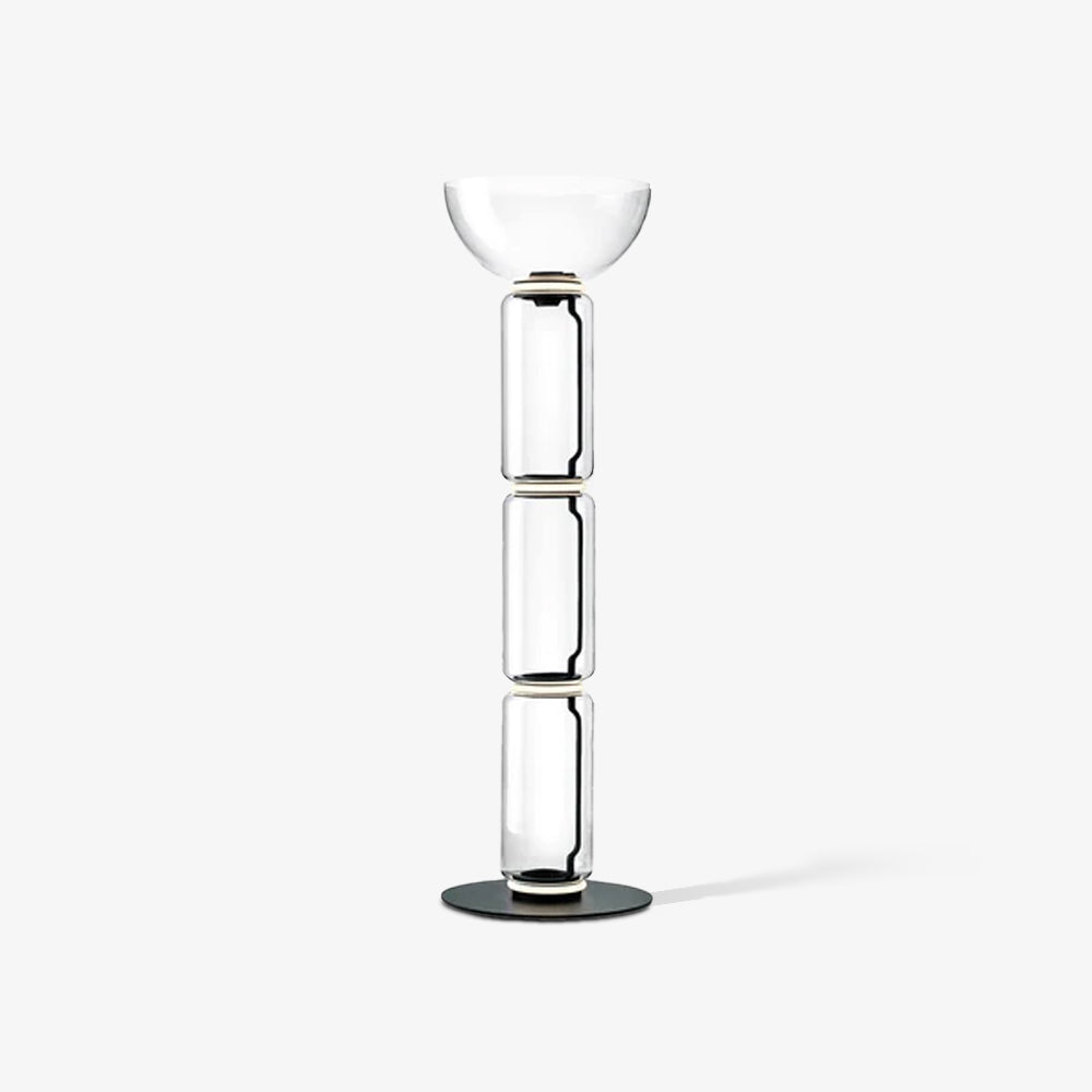 Lustra Floor Lamp Bamboo Glass - Letslighting