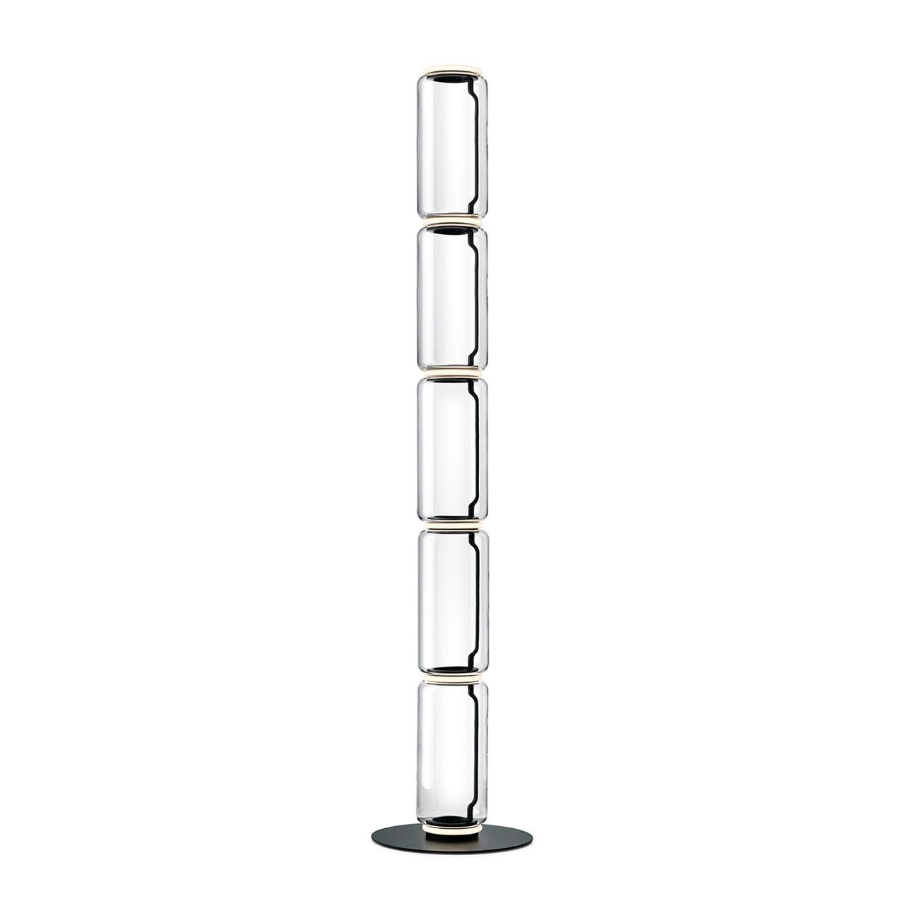 Lustra Floor Lamp Bamboo Glass - Letslighting
