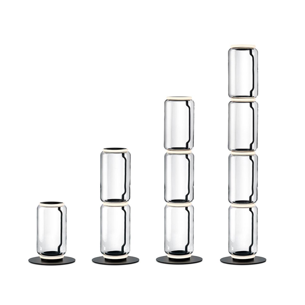 Lustra Floor Lamp Bamboo Glass - Letslighting