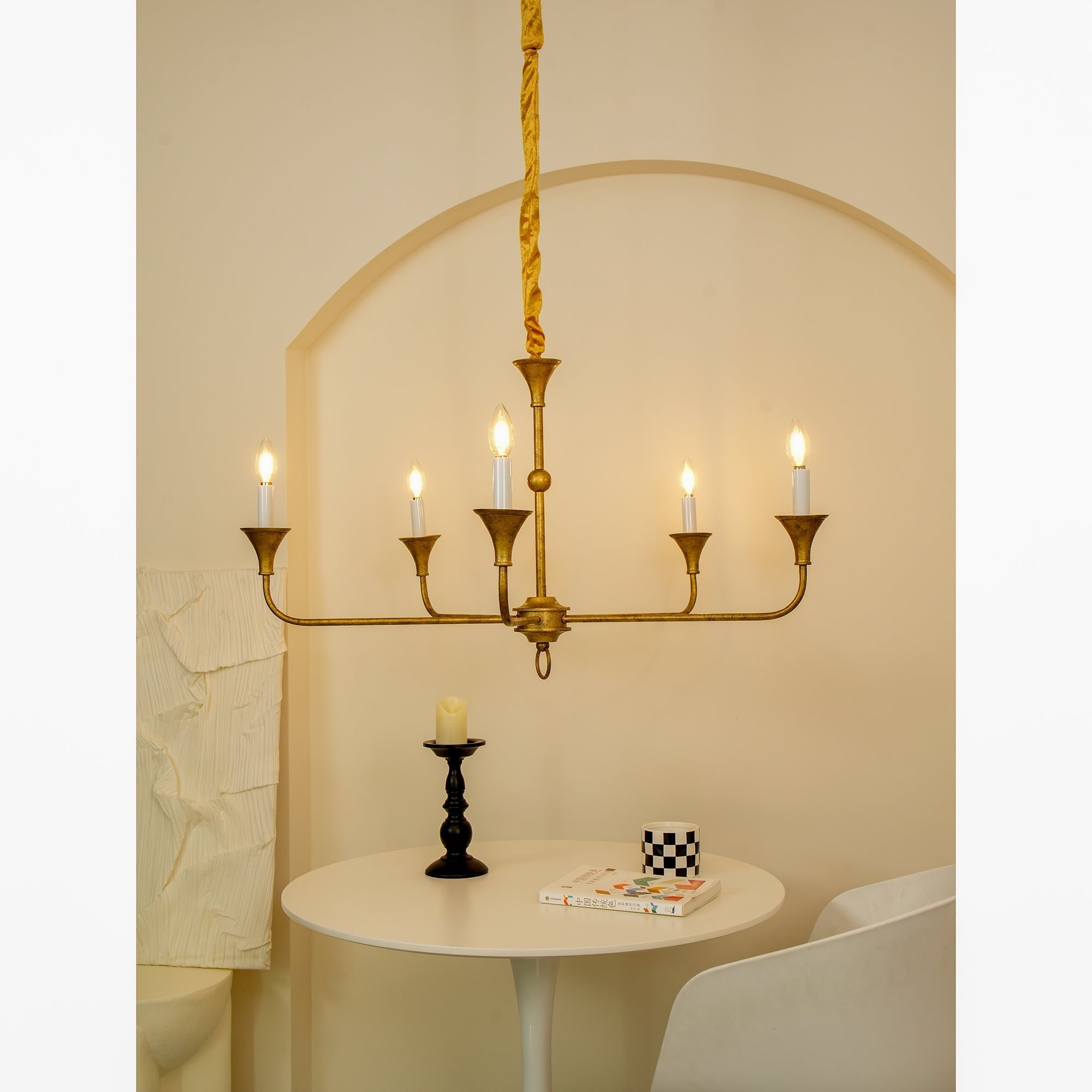 Lustra Candle Chandelier Elegant - Letslighting