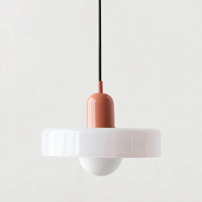 Valentina Vintage LED Glass Pendant Light, Multicolor