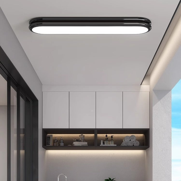Arisha  Modern LED Flush Mount Ceiling Light Black/Yellow/White Living Room