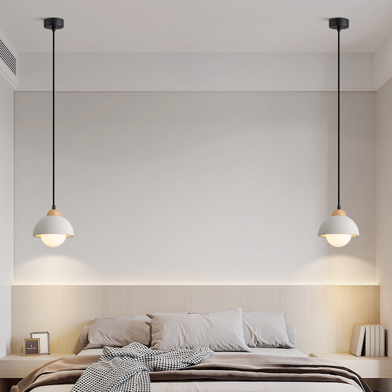 Muto Modern Pendant Light Cement White Bedroom/Kitchen Island