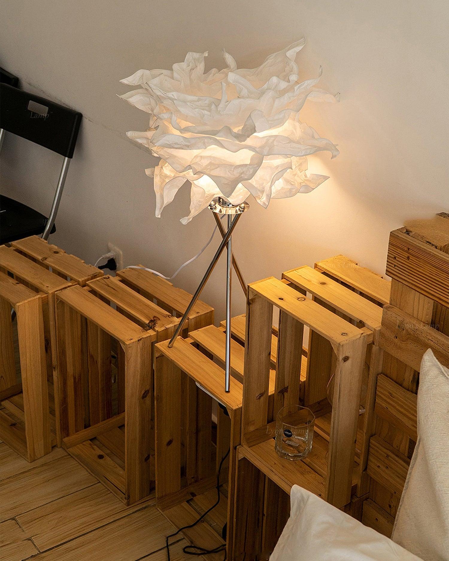 peony Modern Paper Table Lamp - Letslighting