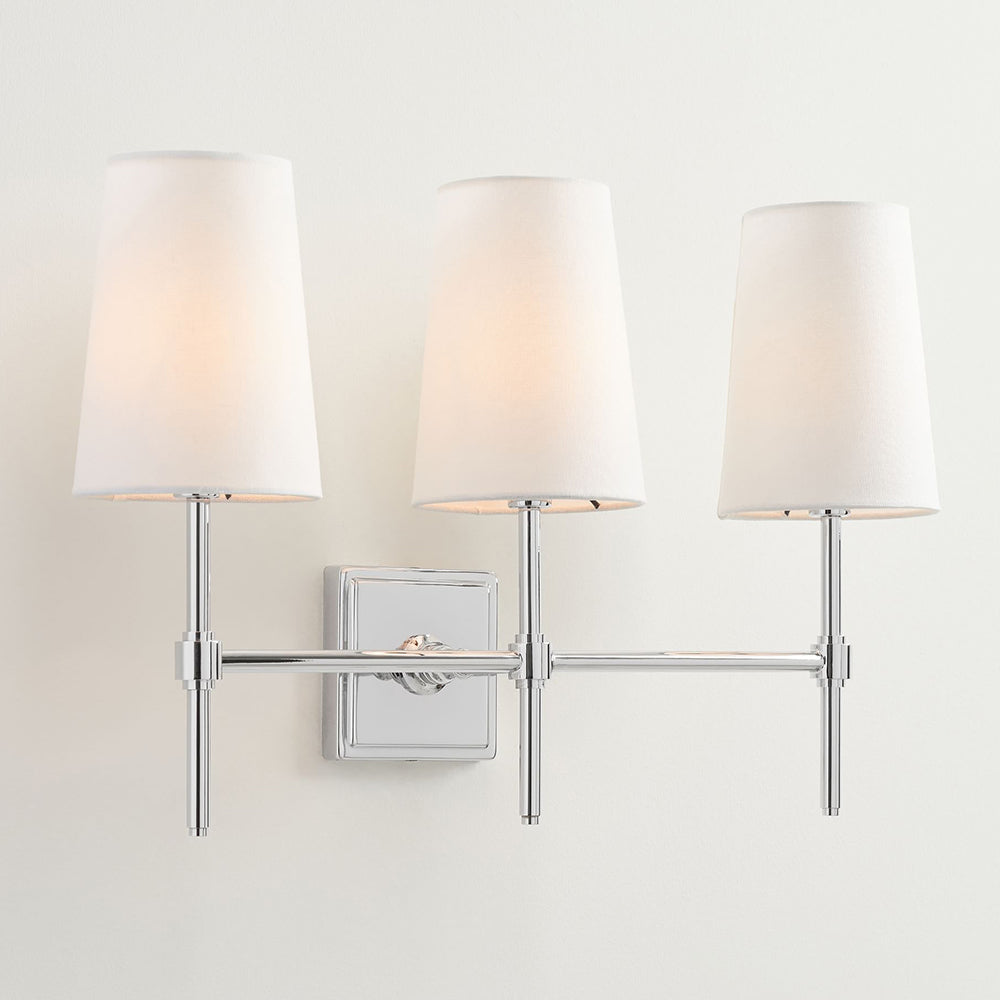 Vicarara Vintage Industrial Brass Fabric Wall Lamp - Letslighting