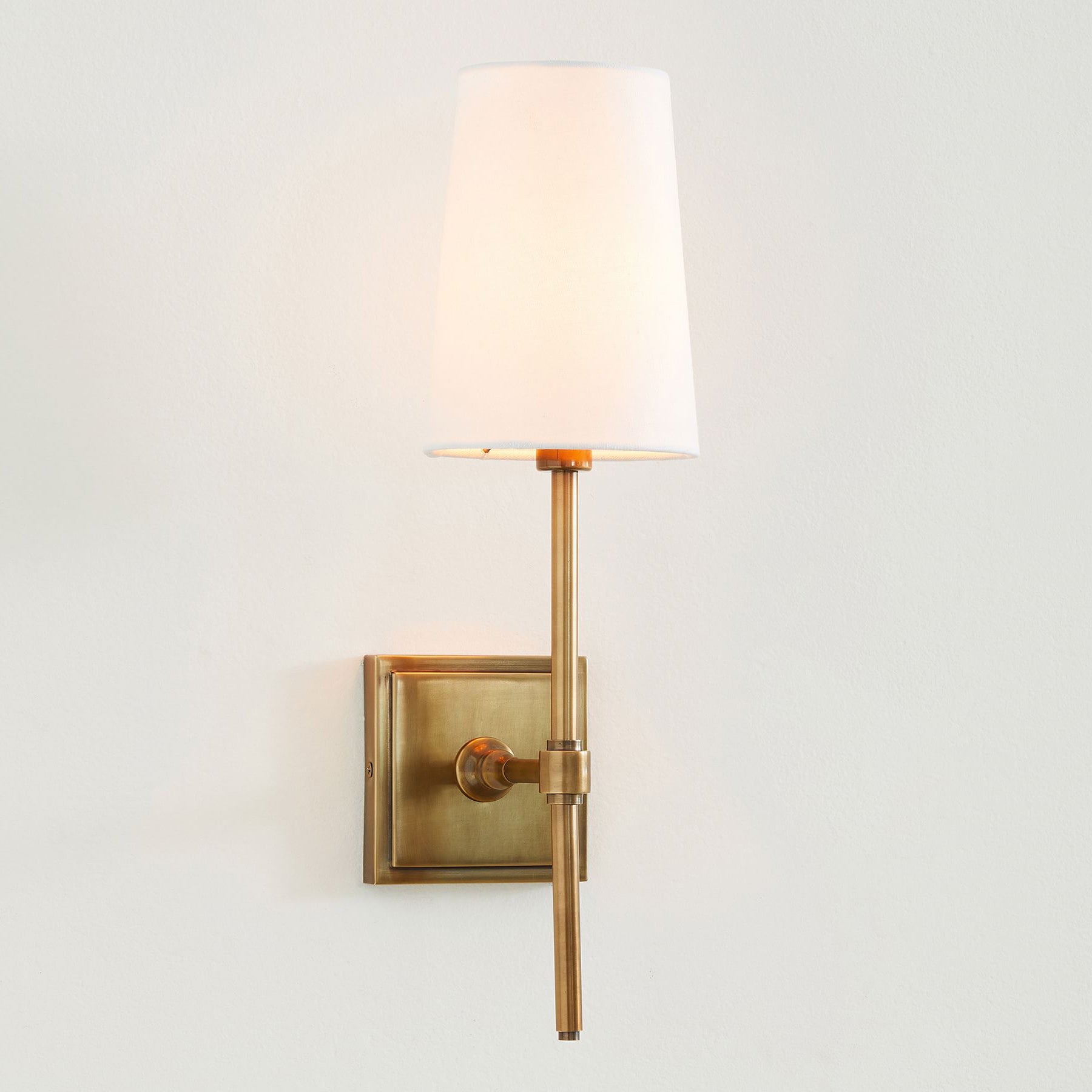 Vicarara Vintage Industrial Brass Fabric Wall Lamp - Letslighting