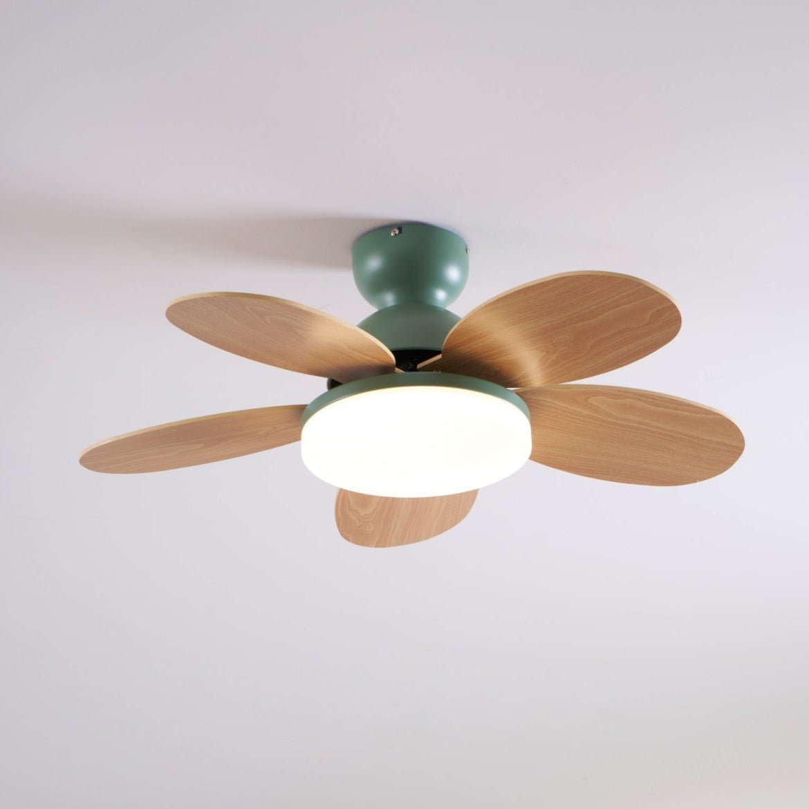 Liora Colorful Glass Kids Ceiling Fan Light - Letslighting