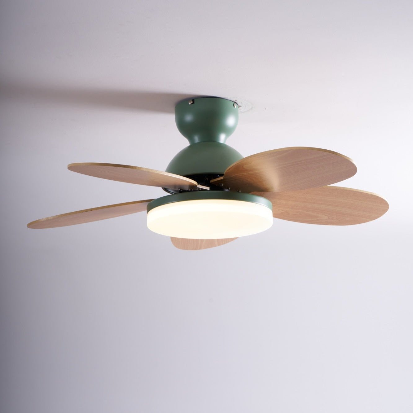 Liora Colorful Glass Kids Ceiling Fan Light - Letslighting