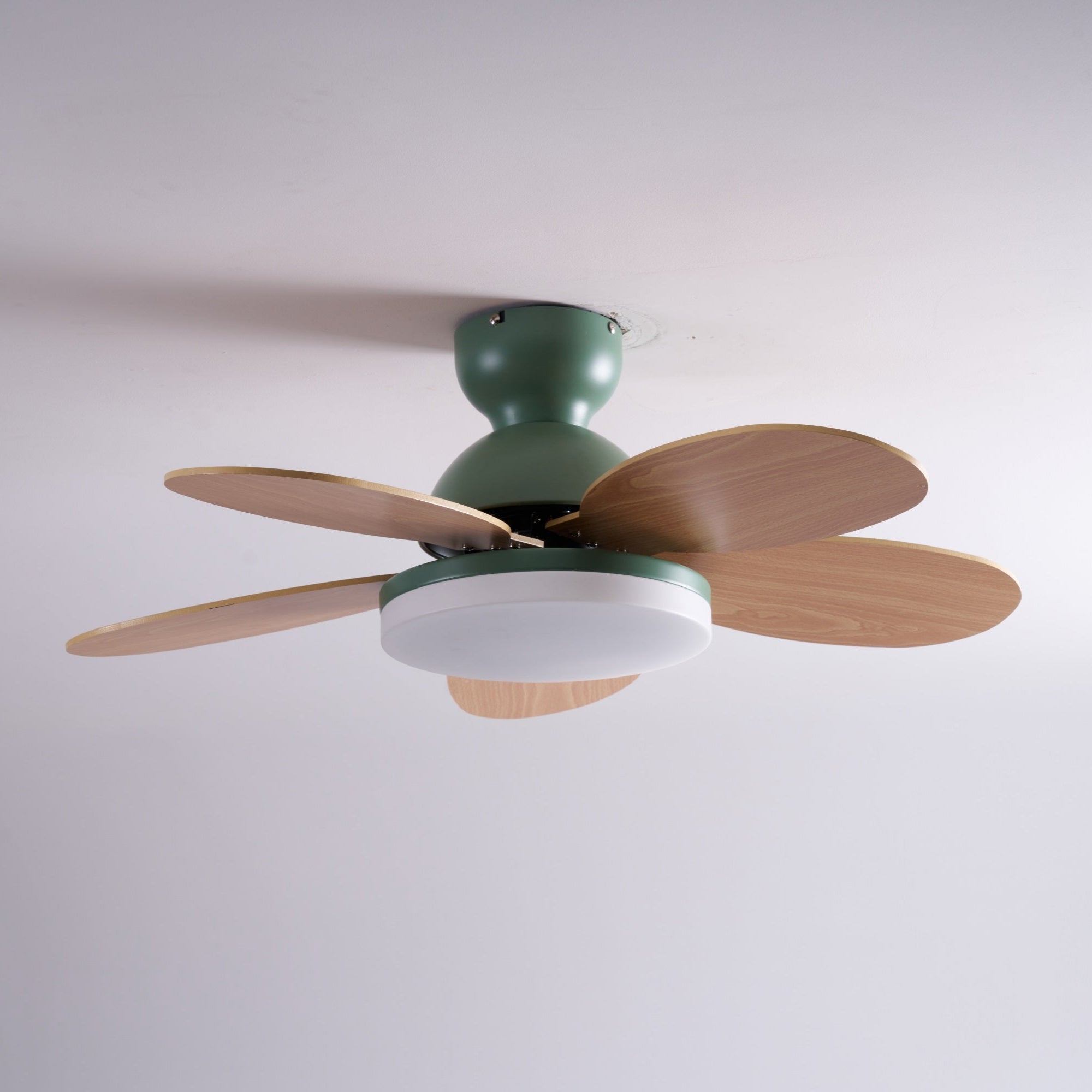 Liora Colorful Glass Kids Ceiling Fan Light - Letslighting