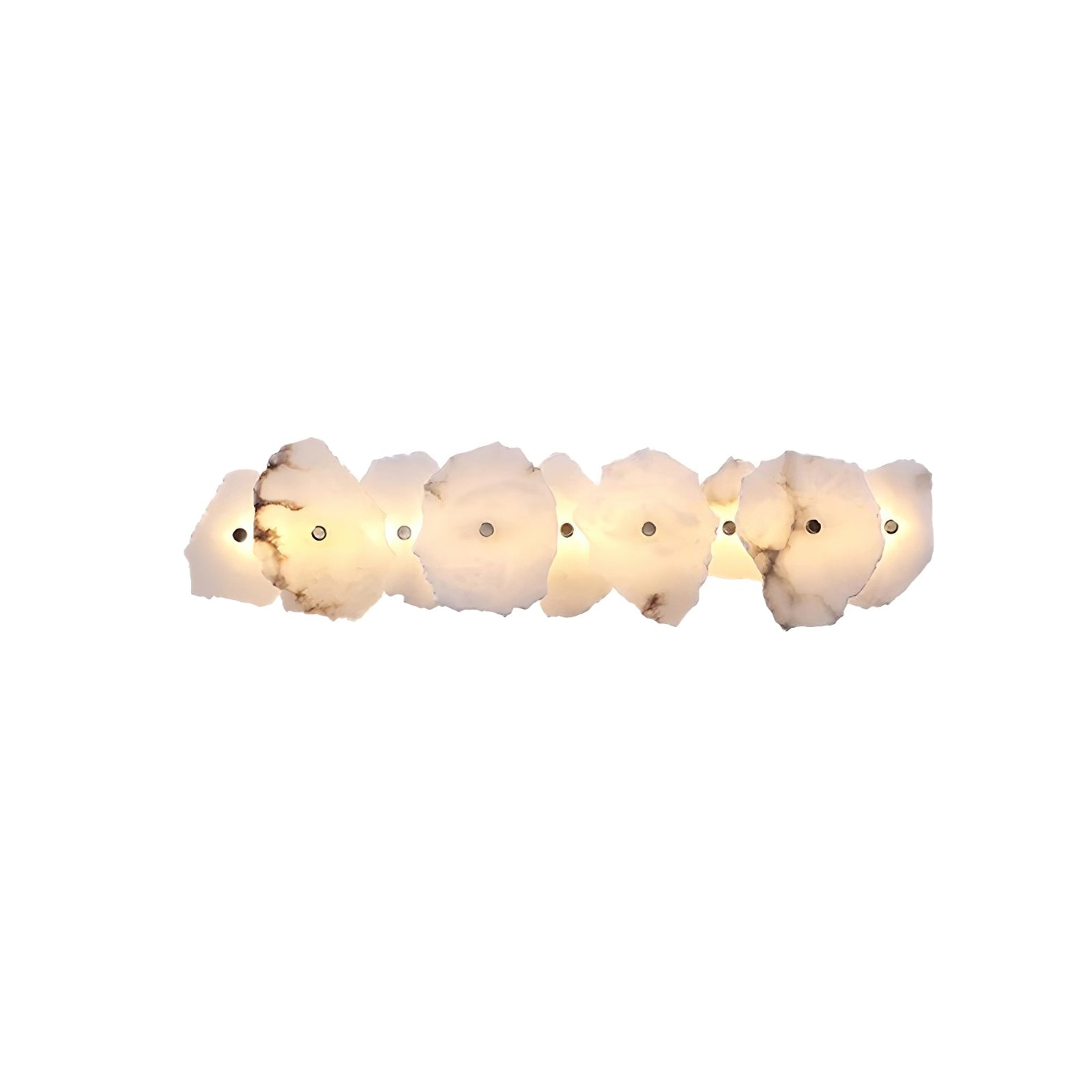 Alaeila Floral Cluster Alabaster Wall Light - Letslighting