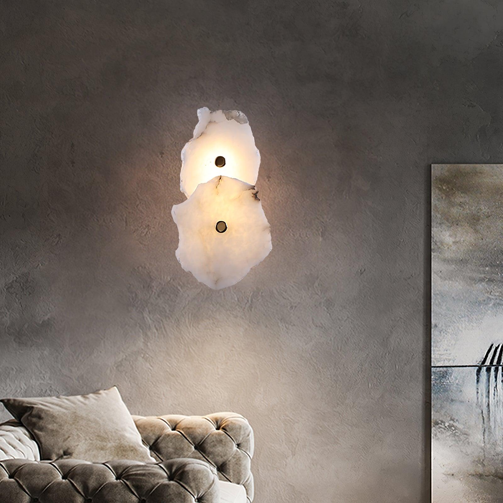 Alaeila Floral Cluster Alabaster Wall Light - Letslighting
