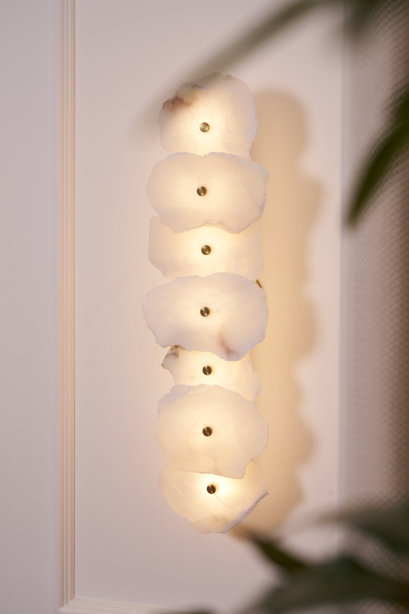 Alaeila Floral Cluster Alabaster Wall Light - Letslighting