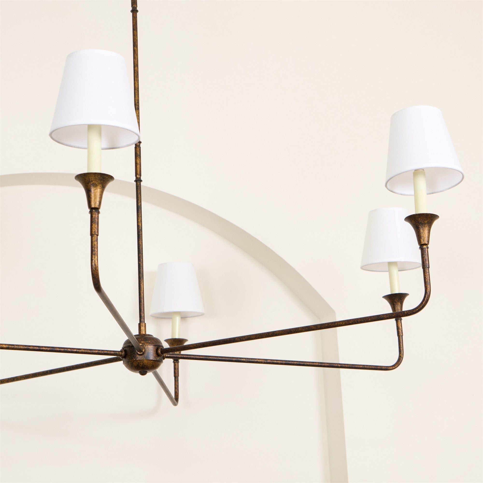 Arthaila Vintage Industrial Grande Fabric Chandelier - Letslighting