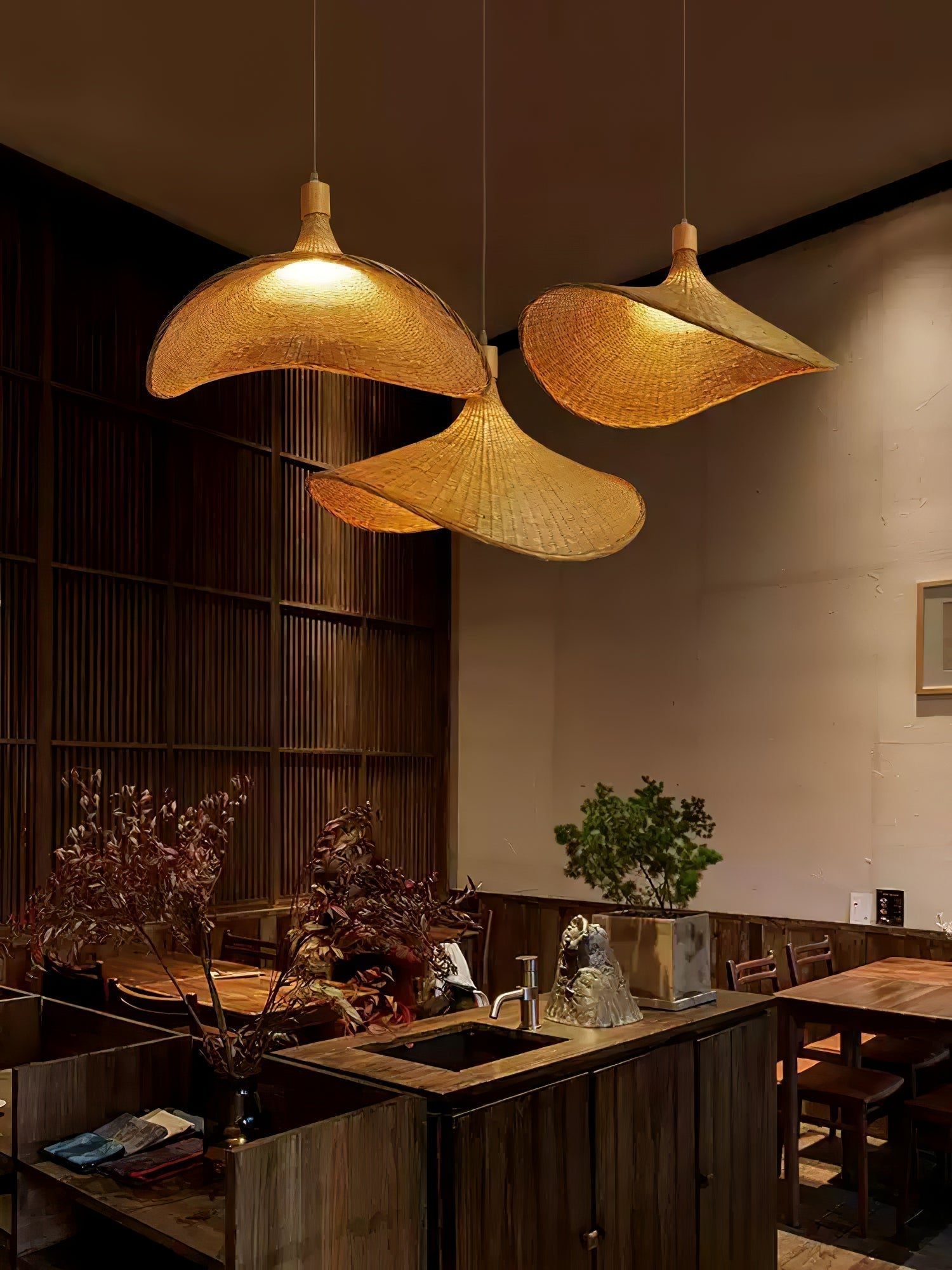 Marona Rattan Vintage Pendant Light - Letslighting