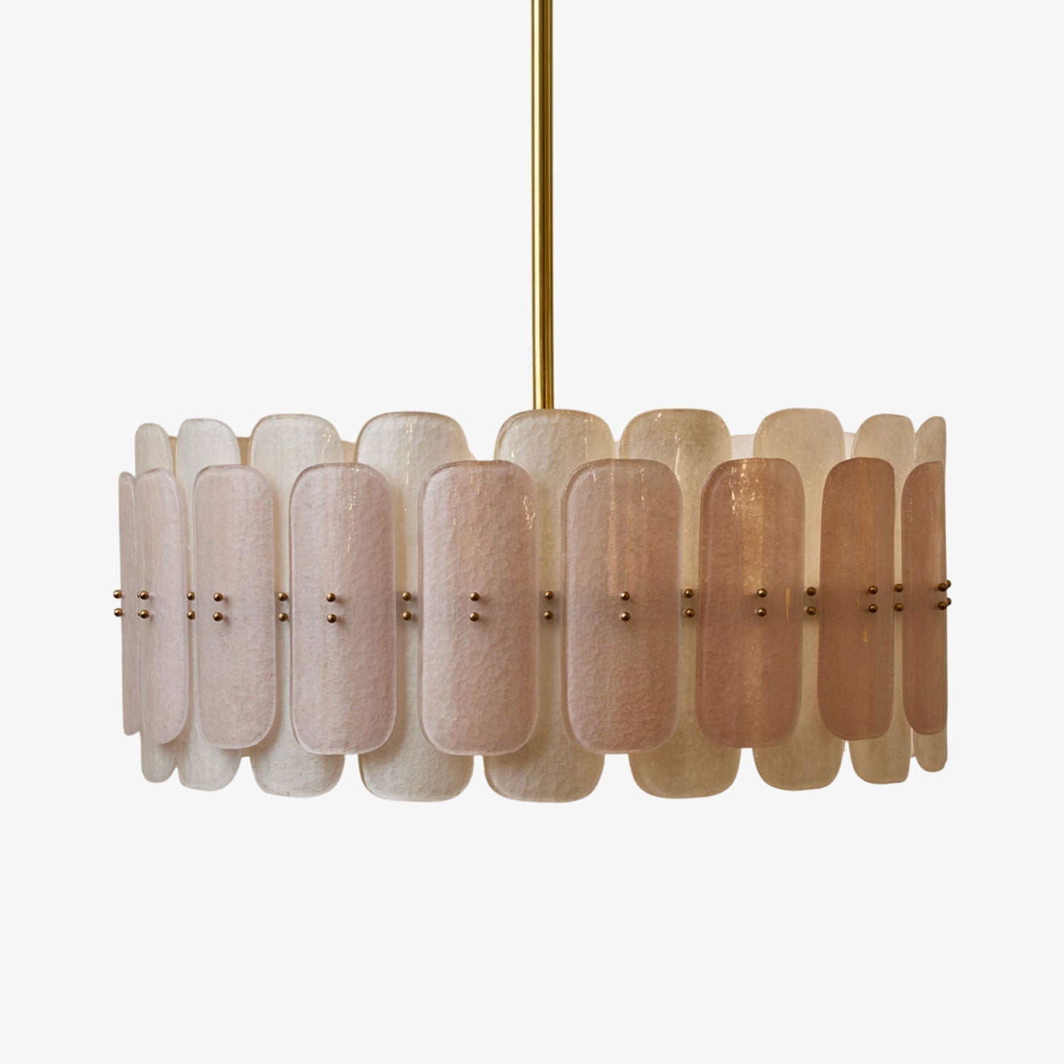 Rosalinne Modern Iron & Glass Chandelier