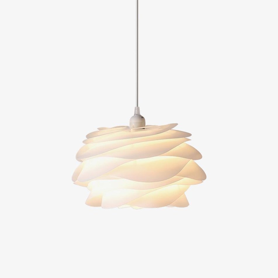 Solara Pendant Lamp PVC Rose Floral Layered Romantic - Letslighting