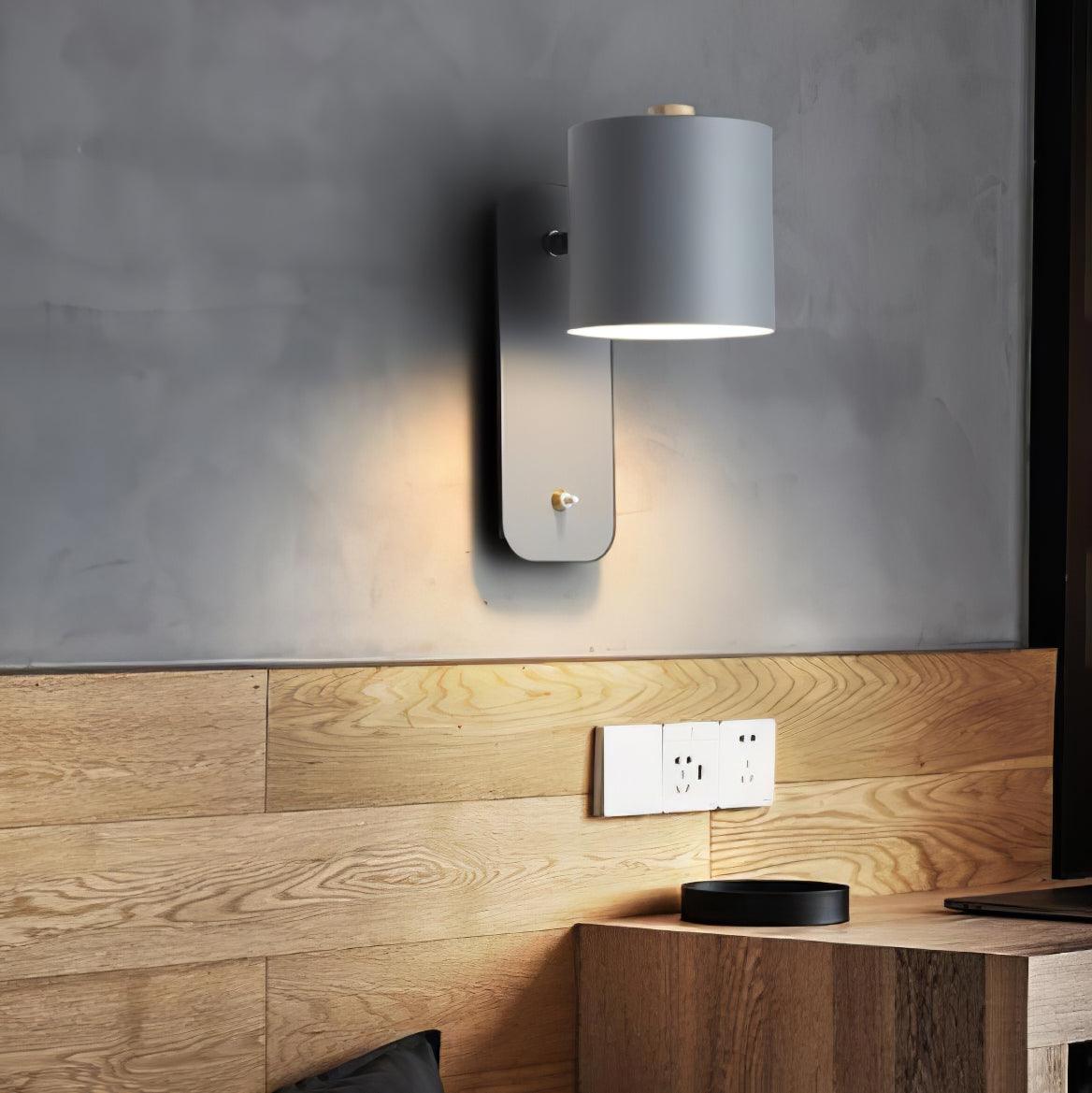 Lustra Applique Murale Cylindrique Rotative - Neutralighting