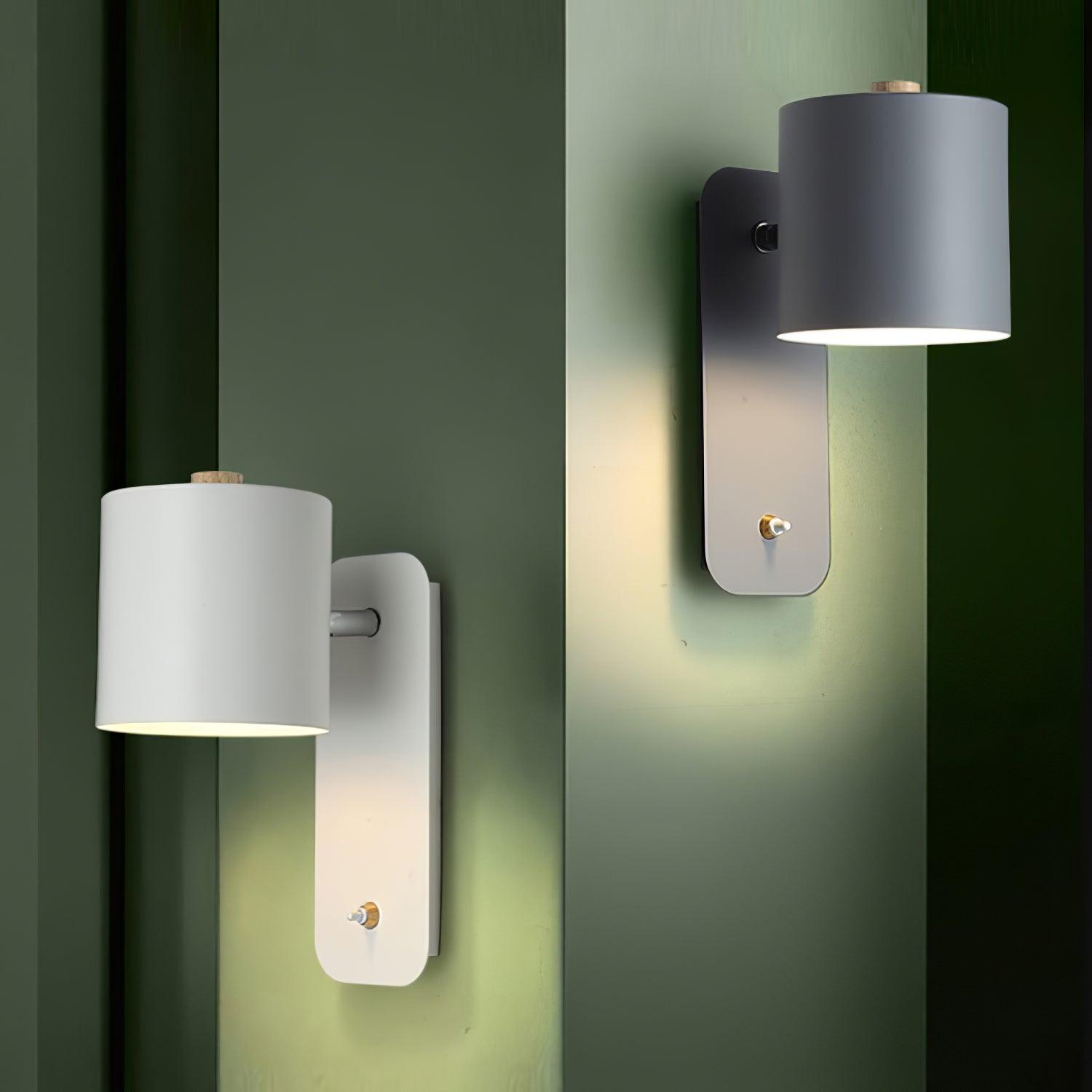 Lustra Applique Murale Cylindrique Rotative - Neutralighting