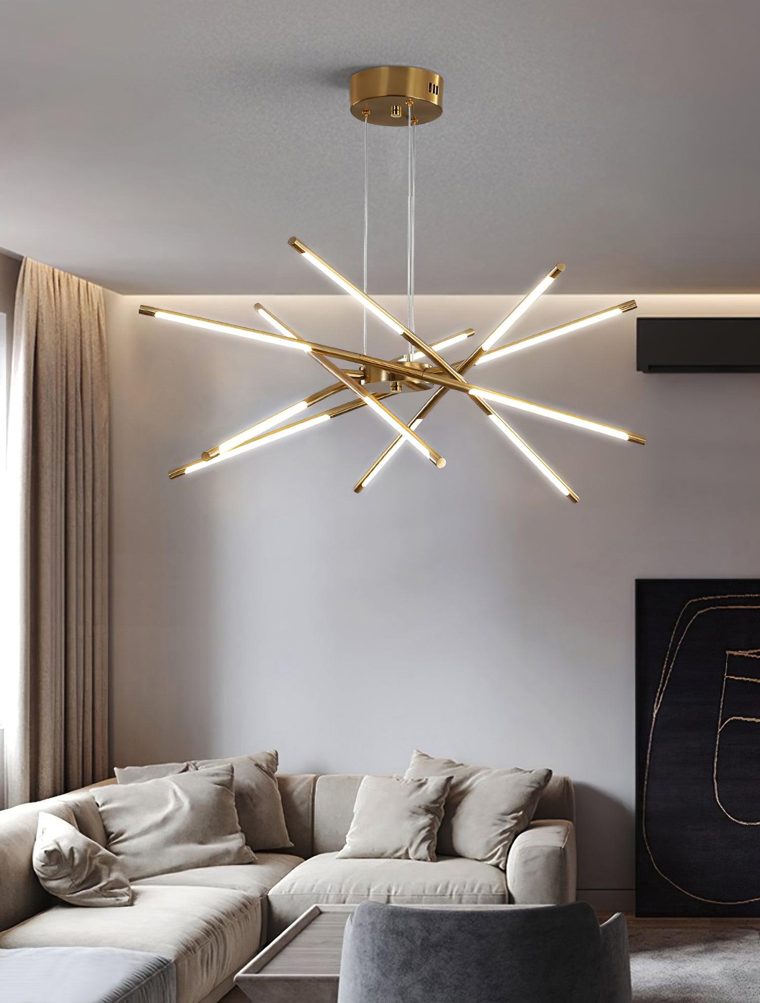 Lustra Chandelier Rotatable LED Modern - Letslighting