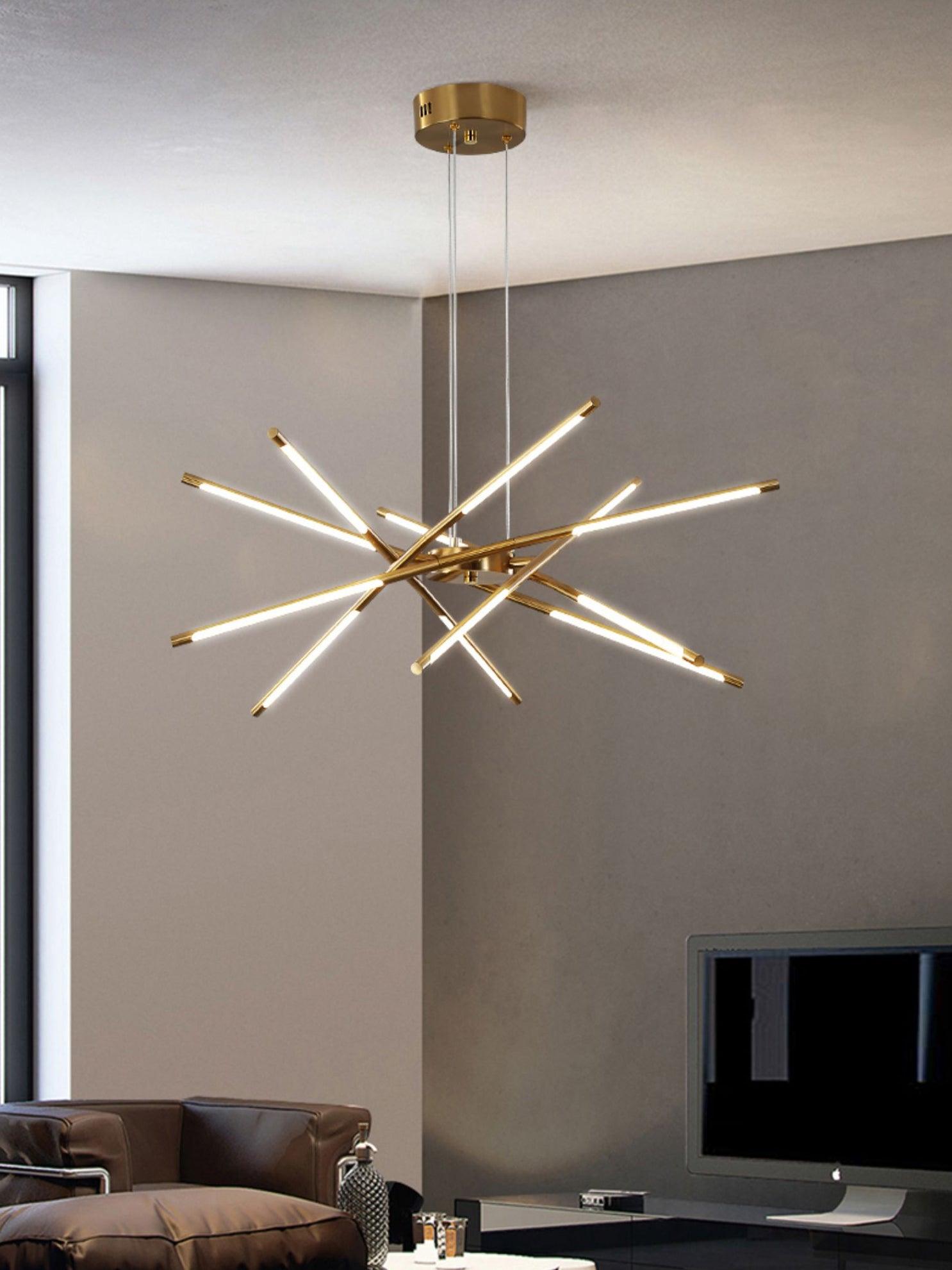 Lustra Chandelier Rotatable LED Modern - Letslighting