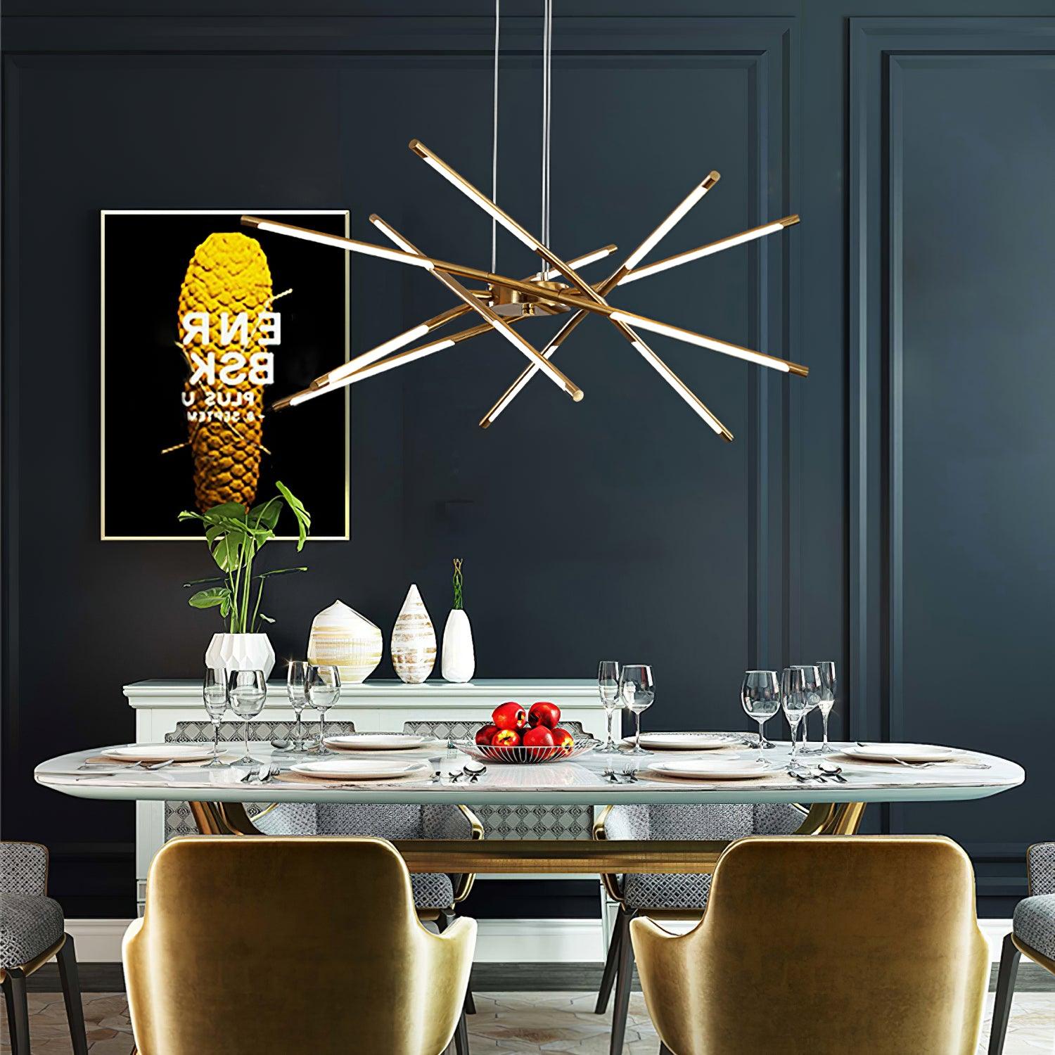 Lustra Chandelier Rotatable LED Modern - Letslighting