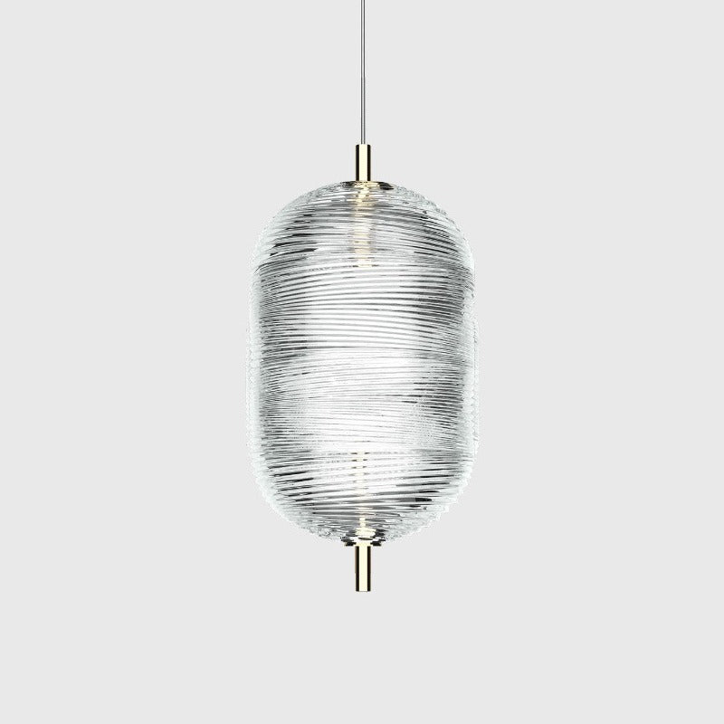 Valentina Designer Art Modern Pendant Light, Black/Gold