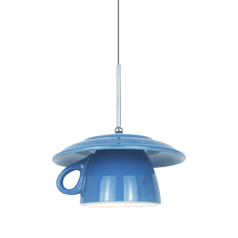 Valentina Modern Cup Ceramic LED Pendant Light Bedroom