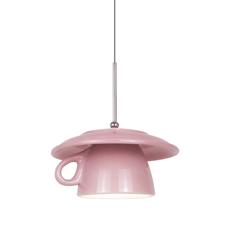 Valentina Modern Cup Ceramic LED Pendant Light Bedroom