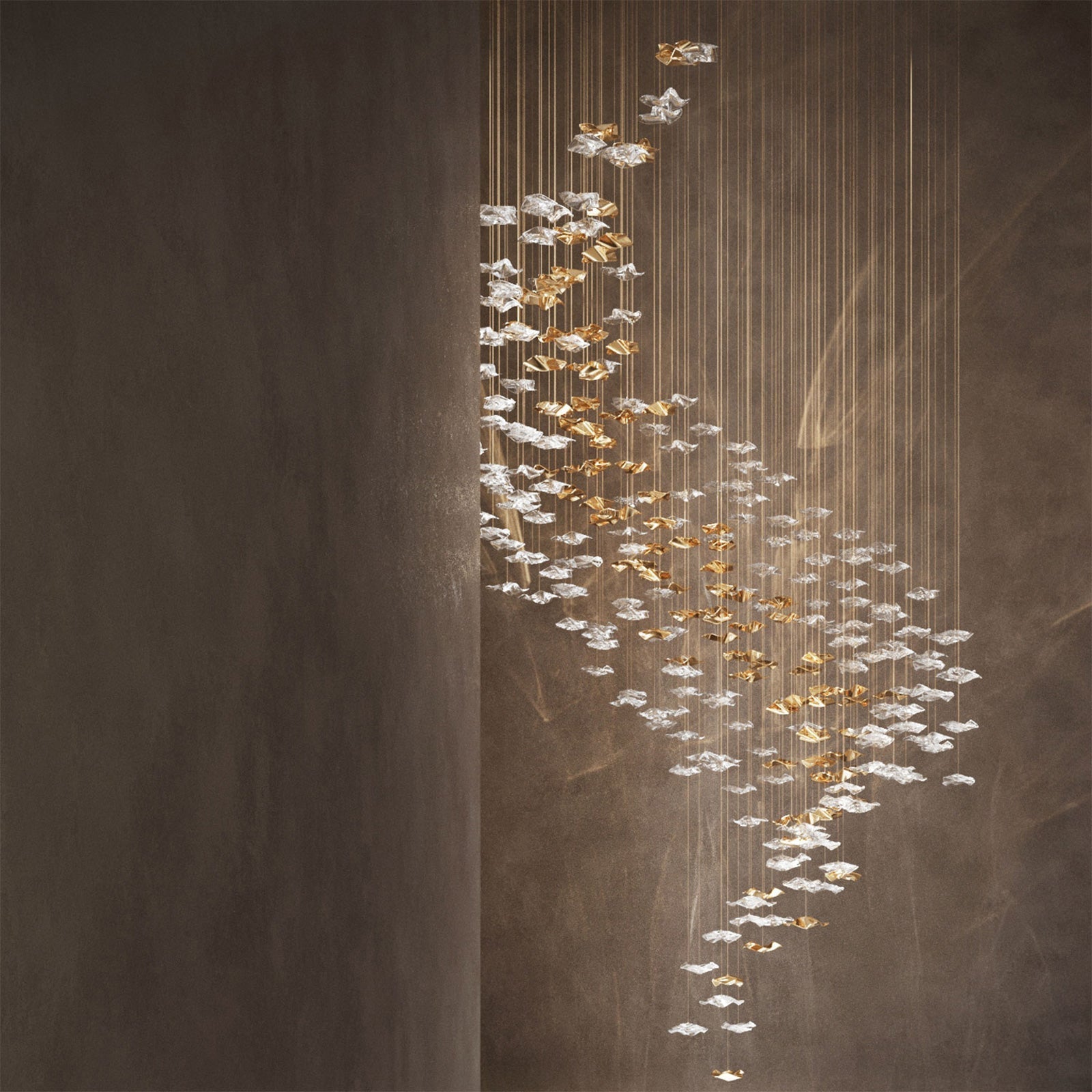 Vecarisra Luxury Tidal Art Glass Pendants Lamp - Letslighting