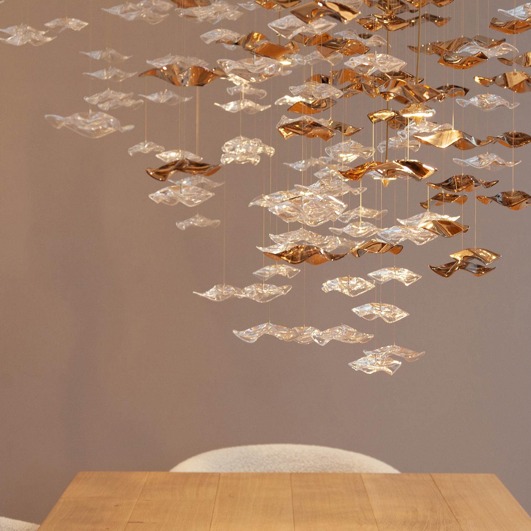 Vecarisra Luxury Tidal Art Glass Pendants Lamp - Letslighting