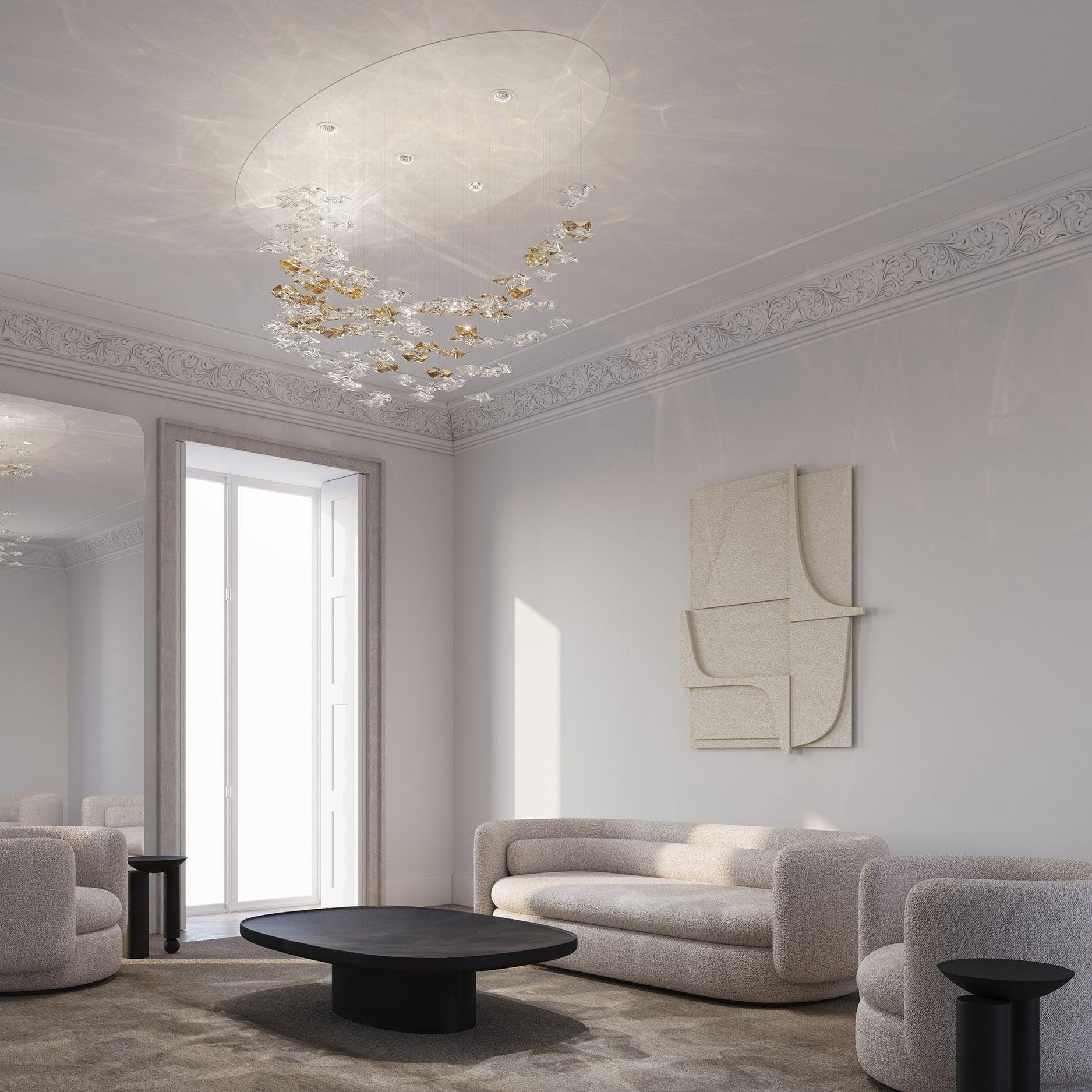 Vecarisra Luxury Tidal Art Glass Pendants Lamp - Letslighting