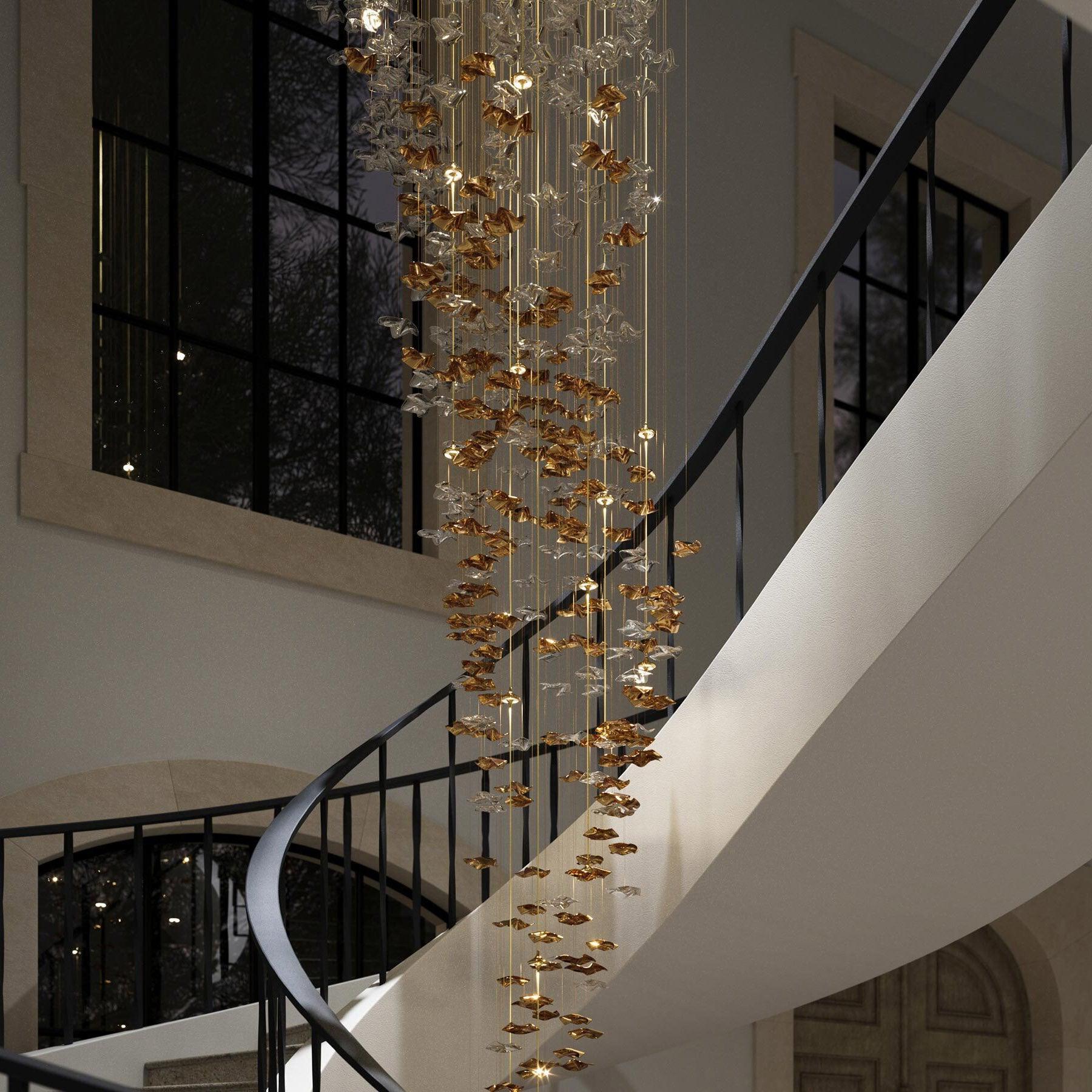 Vecarisra Luxury Tidal Art Glass Pendants Lamp - Letslighting