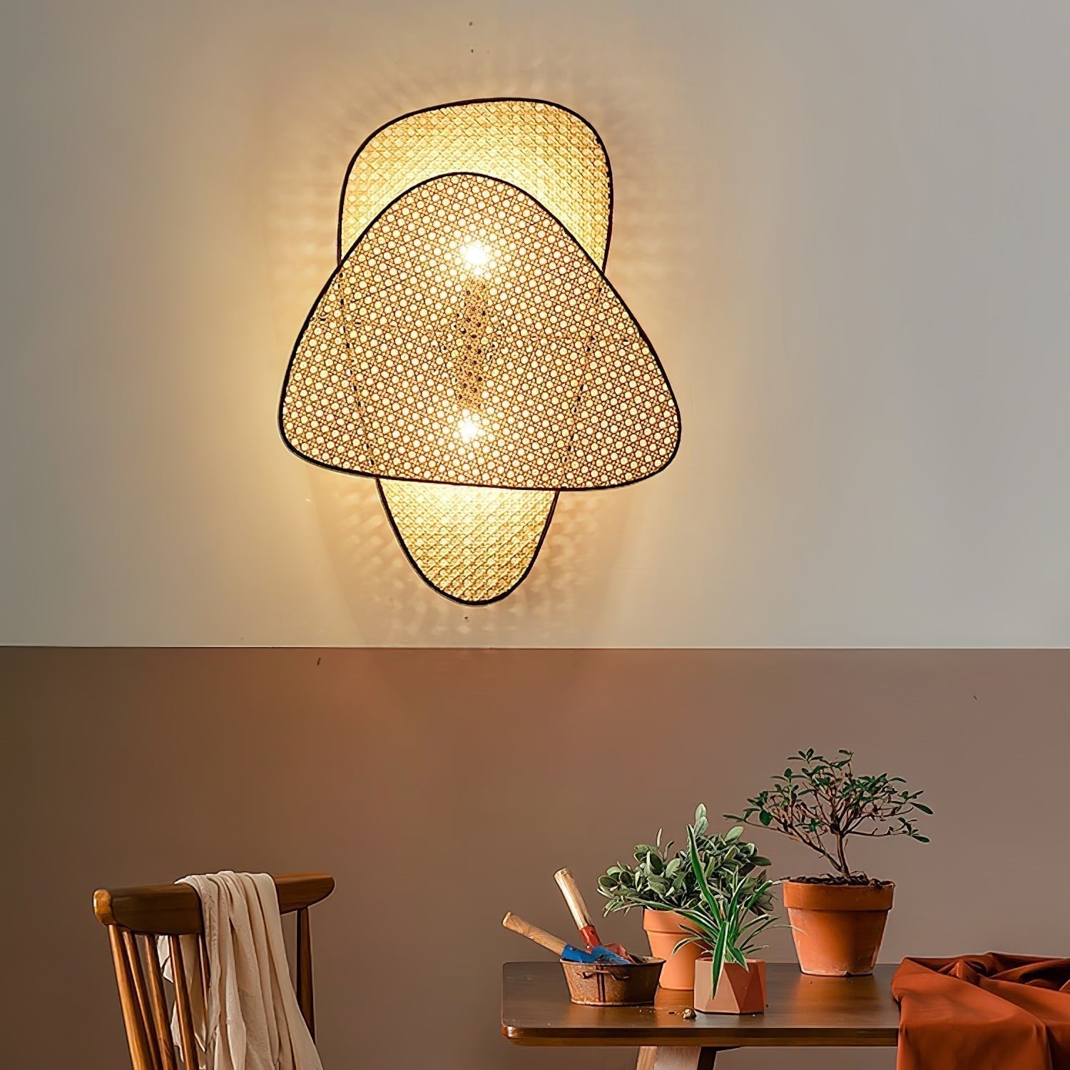 Uvelan Applique Murale Art Naturel Bambou - Neutralighting