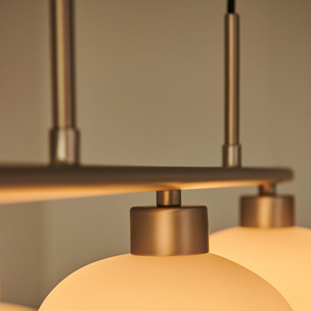 Lustra Pendant Lamp 3-Light Globe Shaped Linear - Letslighting