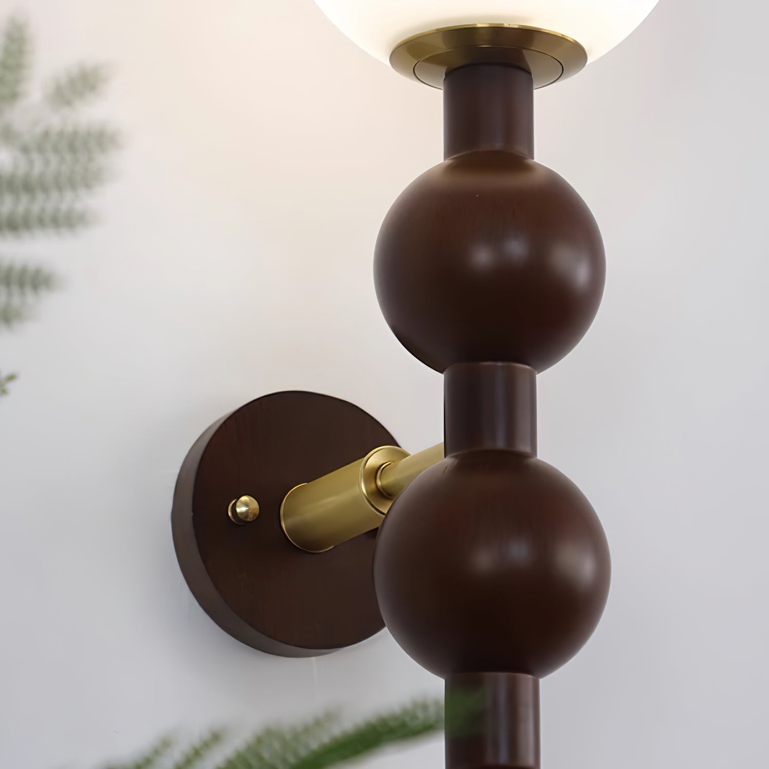 Wall Lamp Gourd in Wood and Glass Modern Style - Letslighting