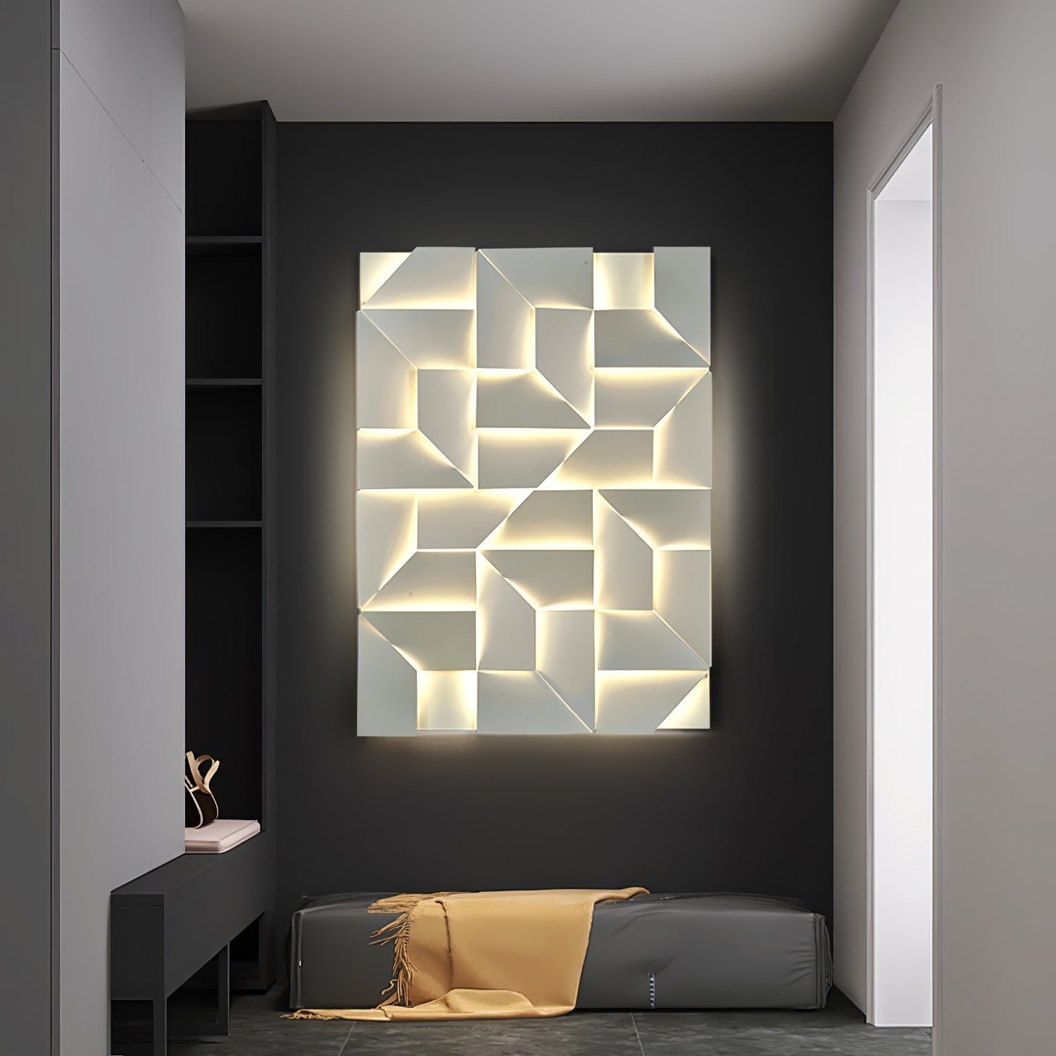 Kelsey Applique Murale Shadows Grand Sconce - Neutralighting