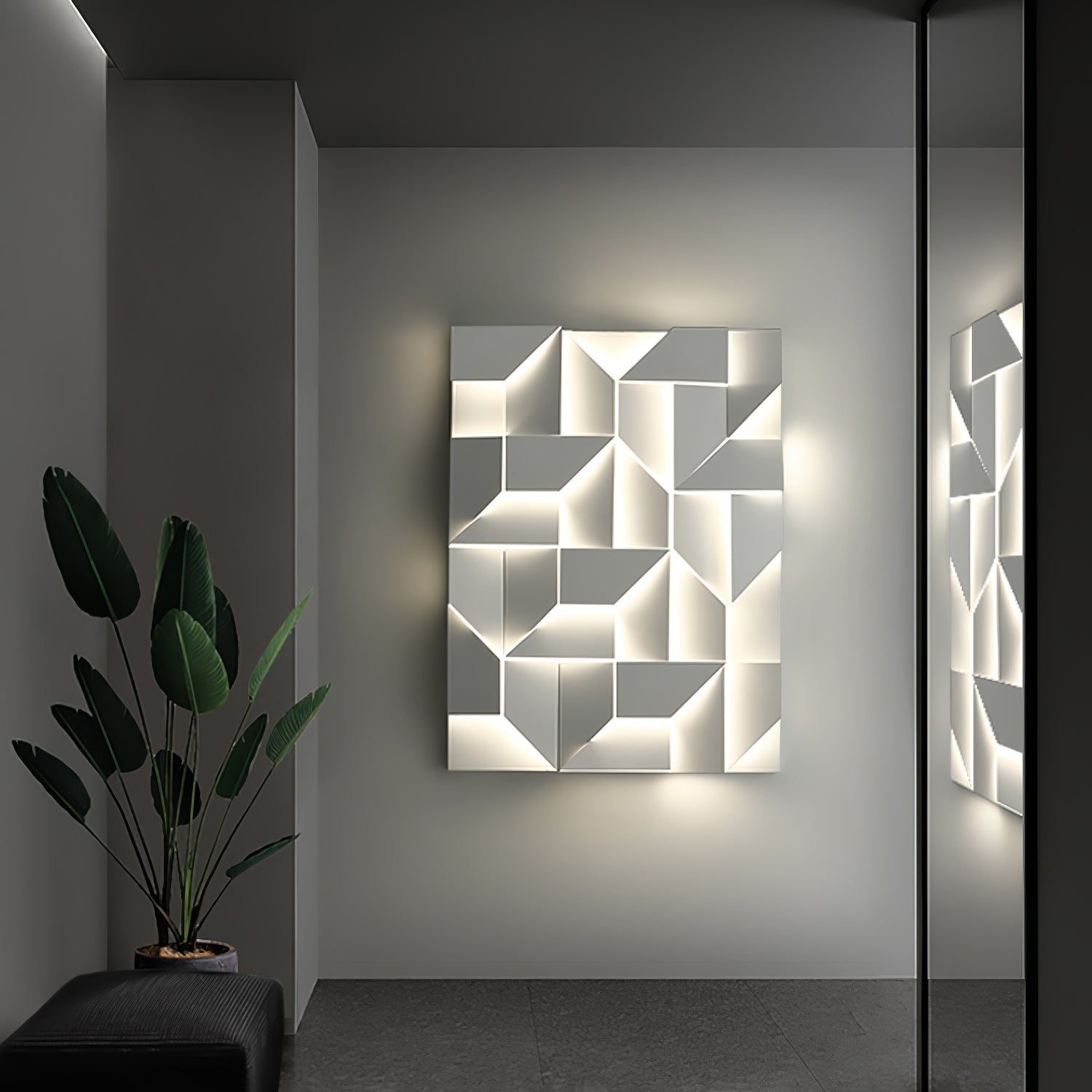 Kelsey Applique Murale Shadows Grand Sconce - Neutralighting