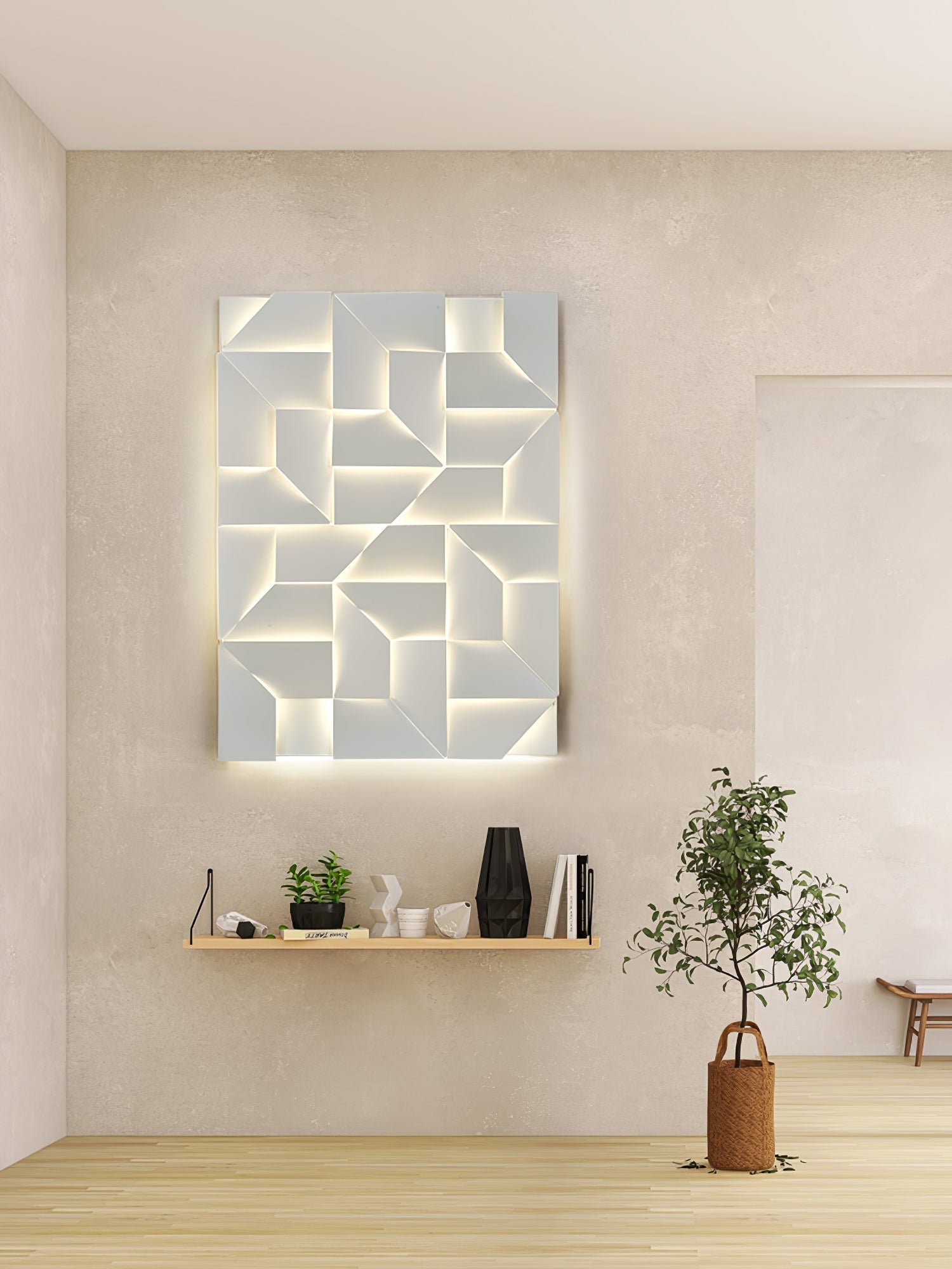 Kelsey Applique Murale Shadows Grand Sconce - Neutralighting
