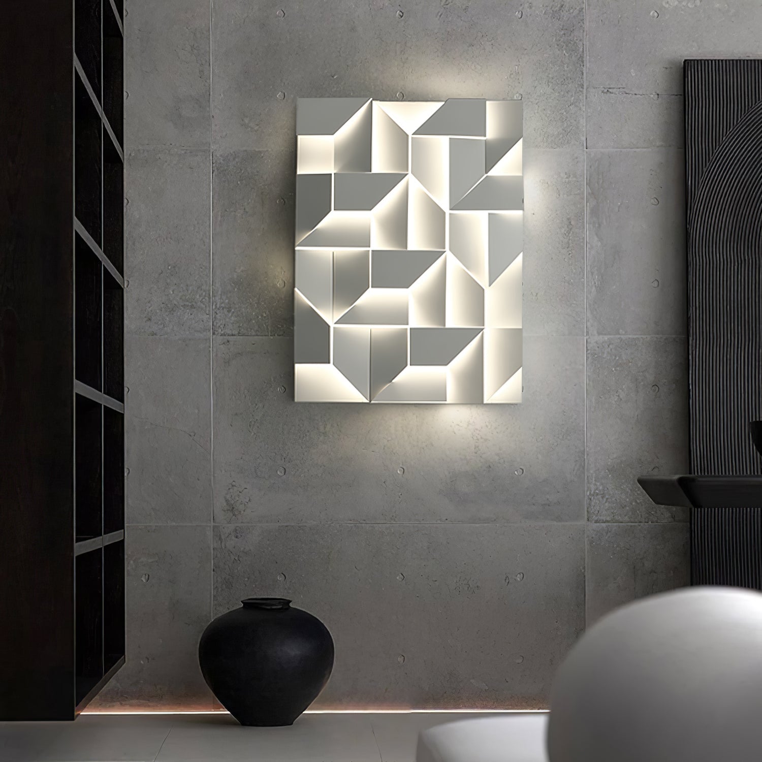 Kelsey Applique Murale Shadows Grand Sconce - Neutralighting